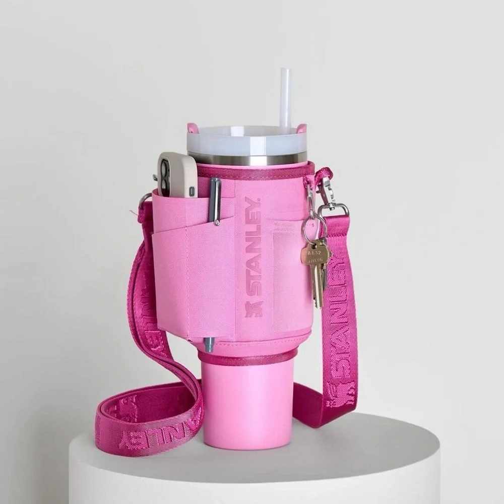 Stanley 40oz Quencher Carry All “Peony” - Picture 1 of 6